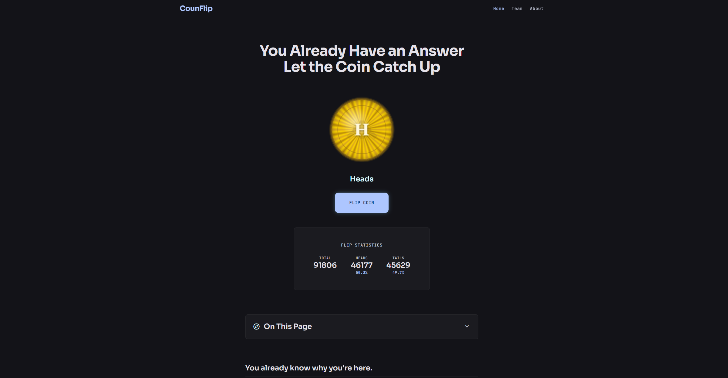 CounFlip Story